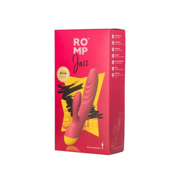 ROMP Jazz – Rabbit Vibrator – Fuchsia - Image 2