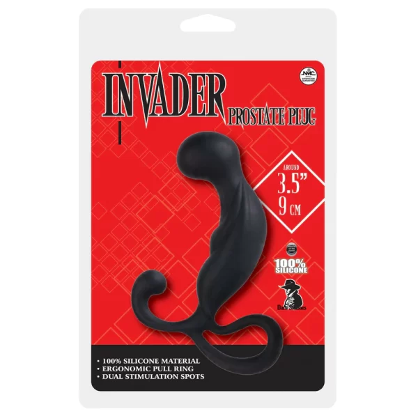 Invader 100% Silicone Invader Prostate Plug 3.5" - Image 2