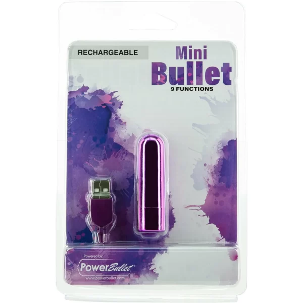 PowerBullet Rechargeable Mini Power Bullet – Clamshell - Purple - Image 3