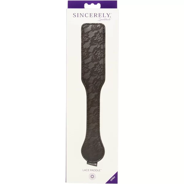 Sportsheets Sincerely - Lace Paddle - Black