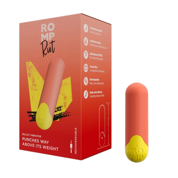 ROMP - Riot Bullet Vibrator – Orange